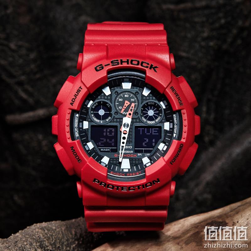 G-shock 卡西欧 双显运动手表 GA-100B-4AER Prime直邮到手518元(天猫929元) 值值值-买手聚集的地方