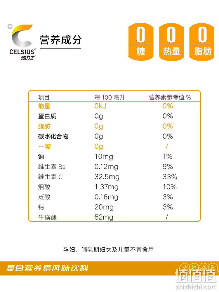《明星健身房》第2季指定饮品，燃力士 运动无糖饮料 300mlx6罐 券后19.9元包邮 值值值-买手聚集的地方