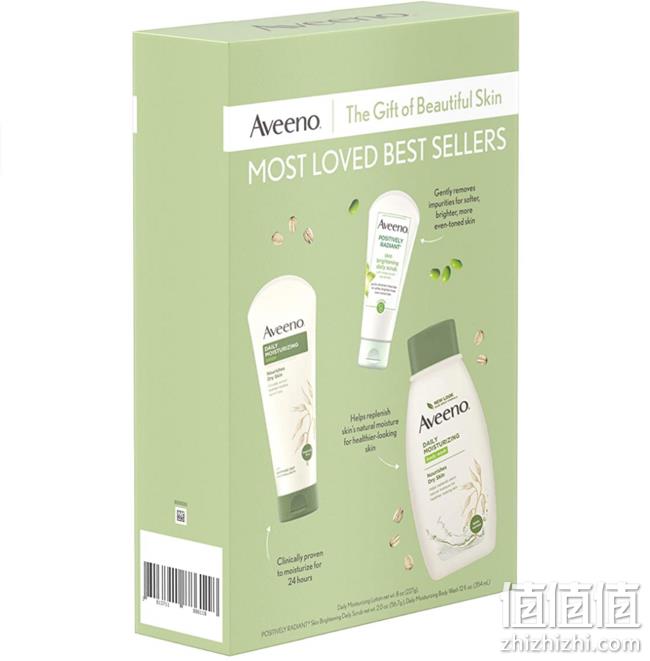 Aveeno 艾维诺 正装护肤套装 prime到手约105元 值值值-买手聚集的地方