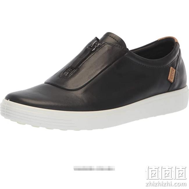 限38码，ECCO 爱步 Soft 7 柔酷7号 女士真皮拉链休闲鞋 prime到手约508.6元（天猫鞋带款898元） 值值值-买手聚集的地方