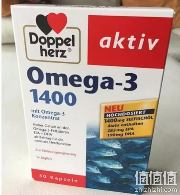 120粒，Doppelherz 双心 Omega-3 深海鱼油1400mg胶囊 16.8欧元约¥129（考拉99元/60粒） 值值值-买手聚集的地方