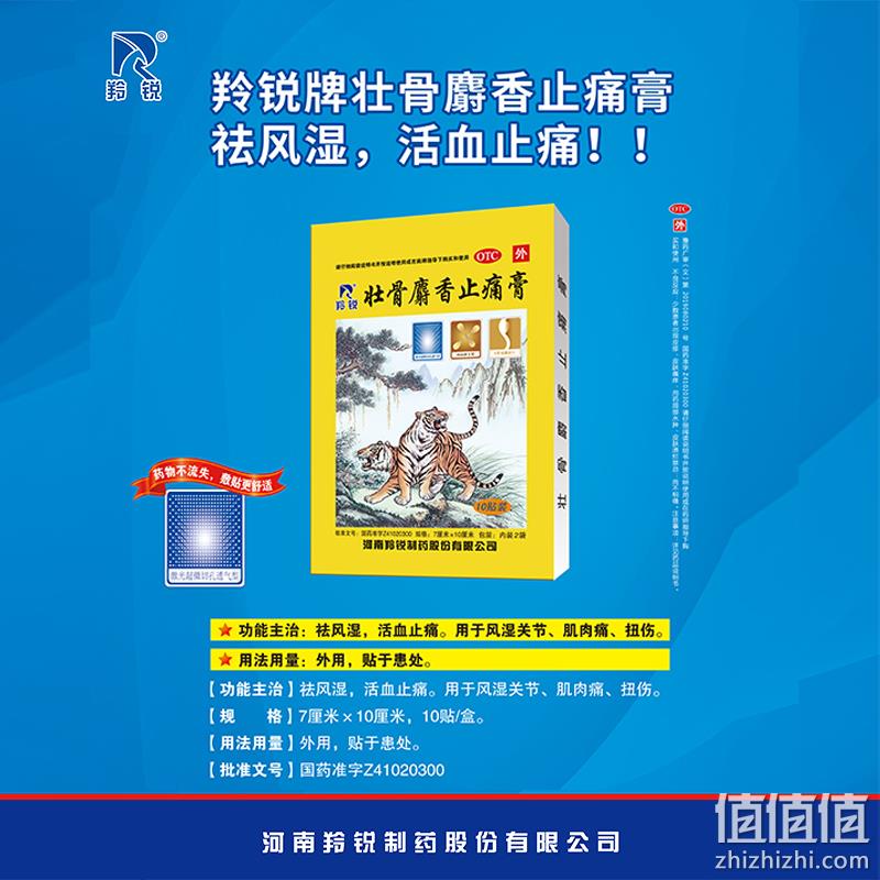 国药OTC准字，活血镇痛祛风湿：100贴 羚锐 壮骨麝香止痛膏药 券后28元包邮 值值值-买手聚集的地方