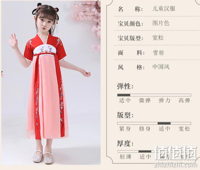 班仕郎 女童汉服短袖连衣裙 券后39元包邮 值值值-买手聚集的地方