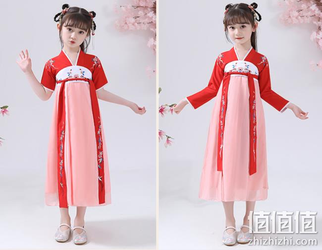 班仕郎 女童汉服短袖连衣裙 券后39元包邮 值值值-买手聚集的地方