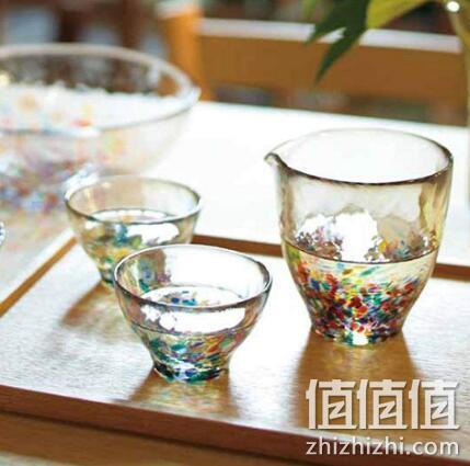 纯手工吹制，ADERIA 津轻 NEBUTA系列 酒具套装 杯+盅 3只装 Prime会员直邮到手230元（淘宝极有家单只208元） 值值值-买手聚集的地方