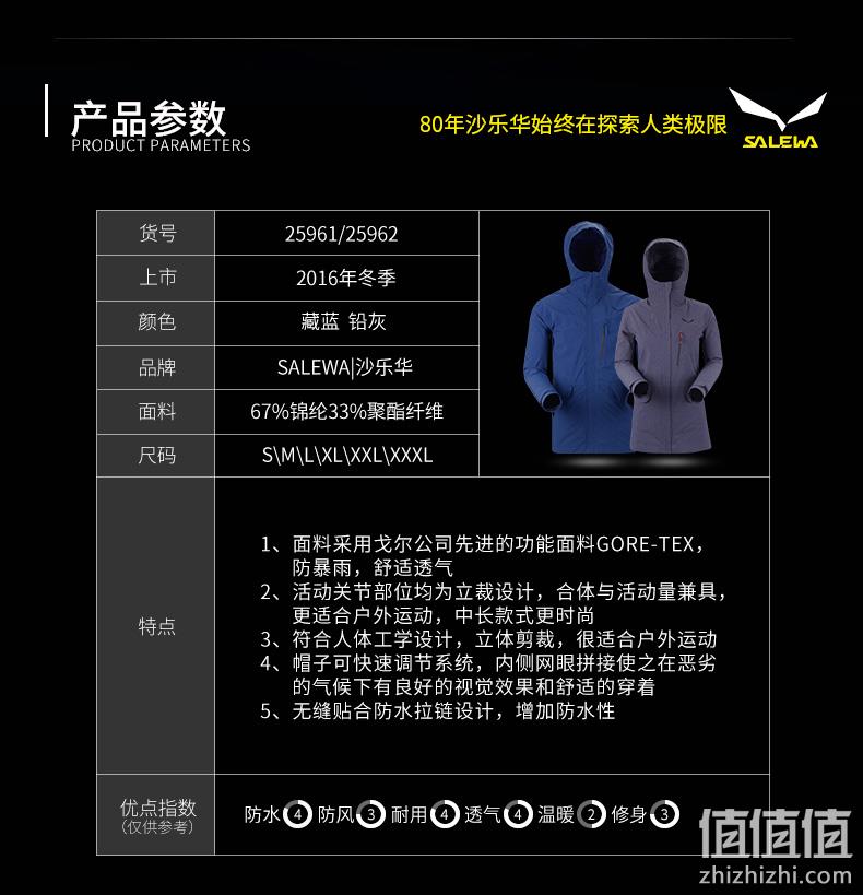 GTX面料 防暴雨：德国 沙乐华 男女冲锋衣 Fanes Melange 券后499元包邮（吊牌价2699元） 值值值-买手聚集的地方