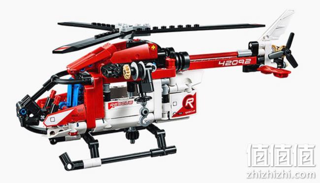 15日0点：8岁+，LEGO 乐高 机械组 42092 救援直升机 黑卡会员191元包邮包税 值值值-买手聚集的地方