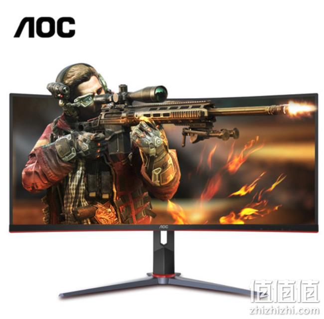 24期免息！AOC CU34G2X 34英寸 VA显示器（144Hz、1ms、119%sRGB、1500R、HDR10）  2199元包邮 值值值-买手聚集的地方