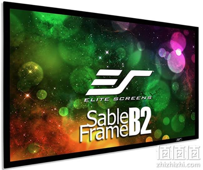 亚马逊人气产品、专业4K幕布：120英寸 美国 ELITE 亿立 固定画框投影屏 Prime直邮到手2105元（天猫3199元） 值值值-买手聚集的地方