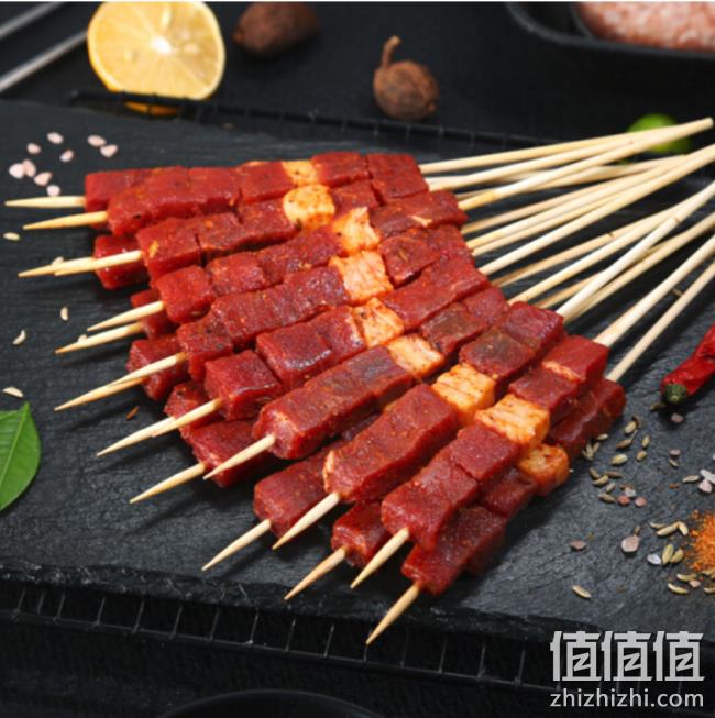 烤串必备！300gx9件  ORIENTAL FLAG 东方万旗 牛肉串 189.2元包邮（折合21元/件） 值值值-买手聚集的地方