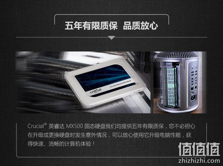 2TB、游戏机固态：crucial 英睿达 MX500 SATA3 固态硬盘 Prime直邮到手1804元（京东1999元） 值值值-买手聚集的地方