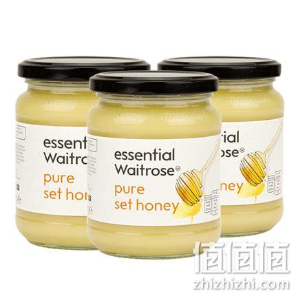 买一送二！ 41.6高波美度，454gx3瓶 英国进口 Waitrose  纯结晶蜂蜜 89.9元包邮包税（之前推荐39.9元/罐） 值值值-买手聚集的地方