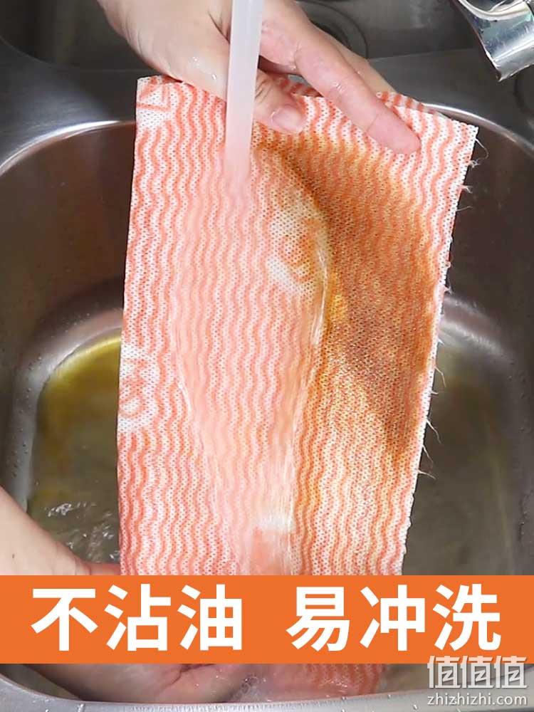 可重复使用、不沾油：25片x3卷 咔咔玛 无纺布懒人抹布 24.9元包邮 值值值-买手聚集的地方
