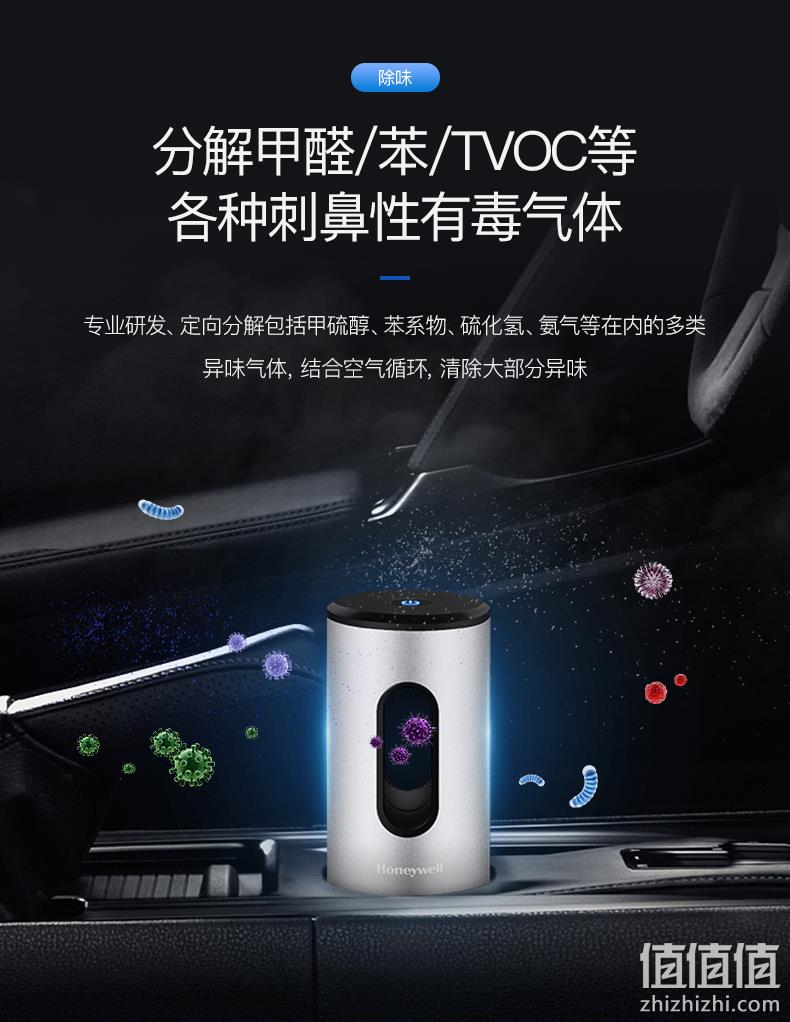 10年0耗材，活氧杀菌防病毒：美国 霍尼韦尔 车载空气净化器 MSE-U0 券后209元包邮 值值值-买手聚集的地方