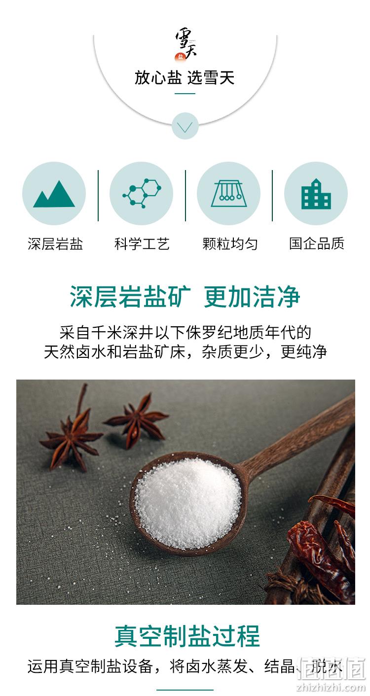 99.6%纯净岩盐：400gx7包 雪天 加碘食用盐 券后10.9元包邮 值值值-买手聚集的地方