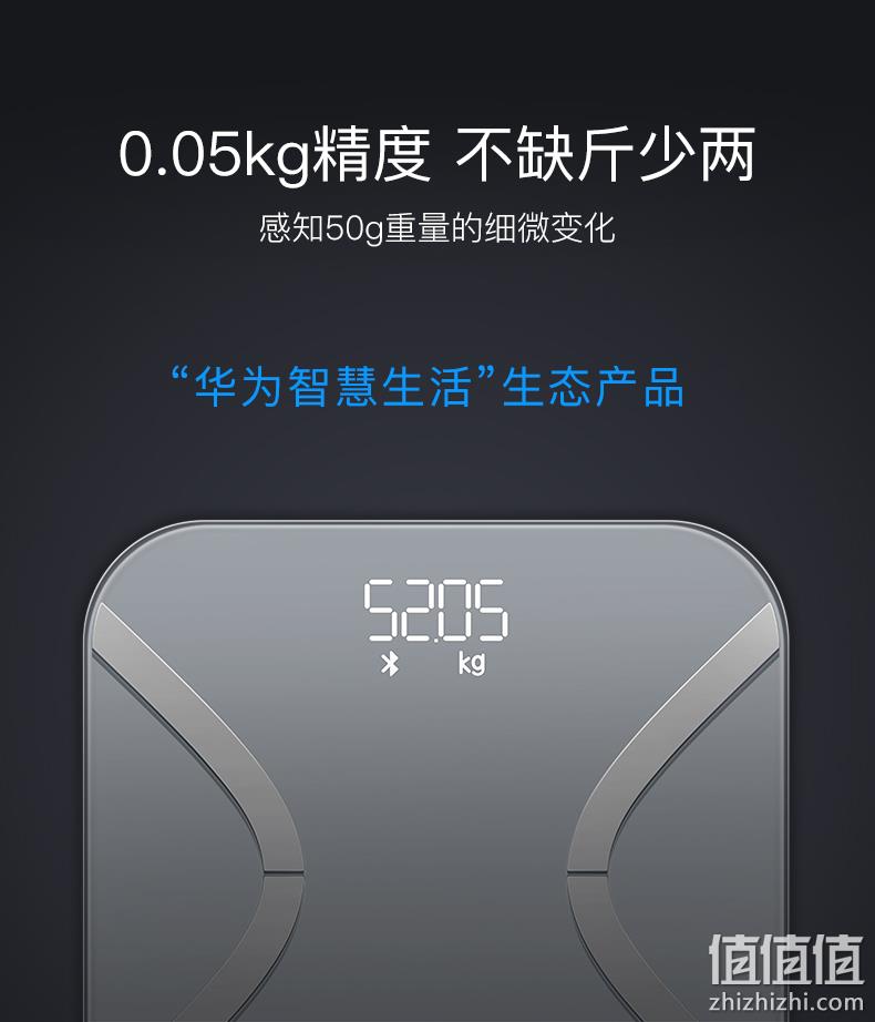 15项身体数据，天猫精灵适配：华为 Yolanda 智能家居体脂称 券后79元起包邮，电池款69元 值值值-买手聚集的地方