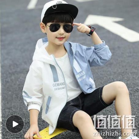 移动防晒防蚊 夏季必买：儿童夏季防晒服 110-160cm 券后18.9元包邮 值值值-买手聚集的地方