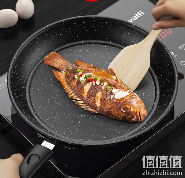 神价格！美国FDA认证：浩诺 麦饭石不粘锅 22CM 9.9元包邮 值值值-买手聚集的地方