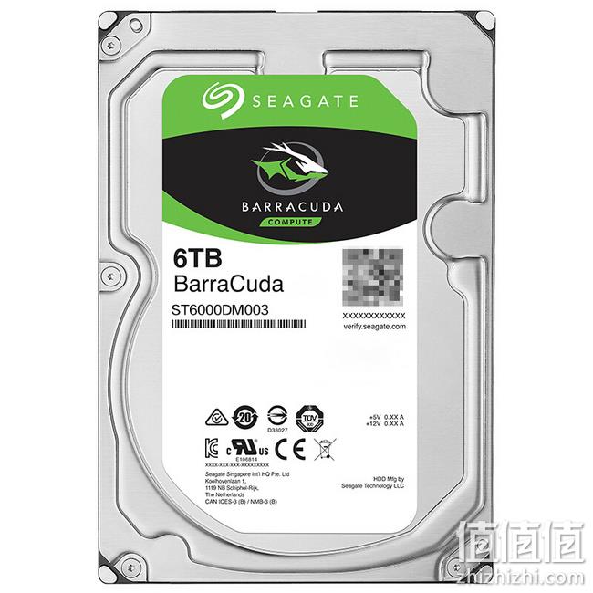 日亚人气产品、6TB：希捷 酷鱼系列 BarraCuda 台式机硬盘ST6000DM003 Prime直邮到手819元（京东1099元） 值值值-买手聚集的地方