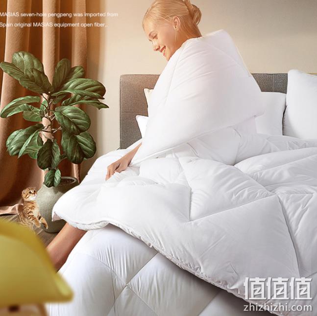 七孔纤维蓬松提升30% 0甲醛：梦洁家纺 夏凉被 券后59元起包邮 值值值-买手聚集的地方