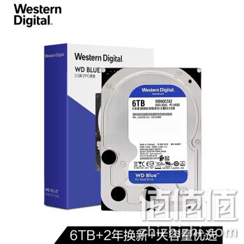 6TB、家用蓝盘：WD 西部数据 Blue系列 台式机械硬盘 Prime直邮到手1046元 值值值-买手聚集的地方