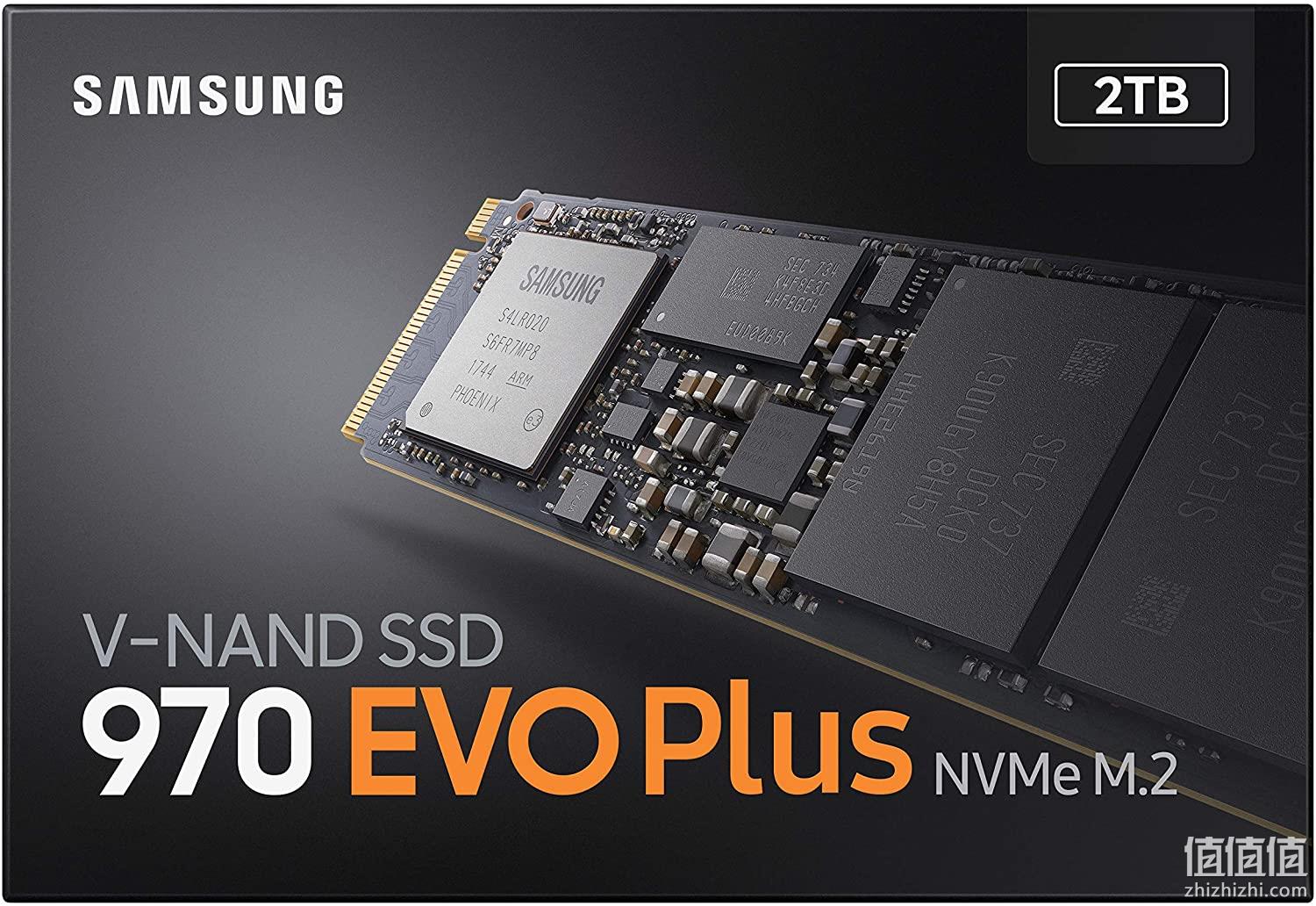 2TB大容量、M.2接口(NVMe协议) ：SAMSUNG 三星 970 EVO Plus SSD固态硬盘 Prime直邮到手3186元（京东3999元） 值值值-买手聚集的地方