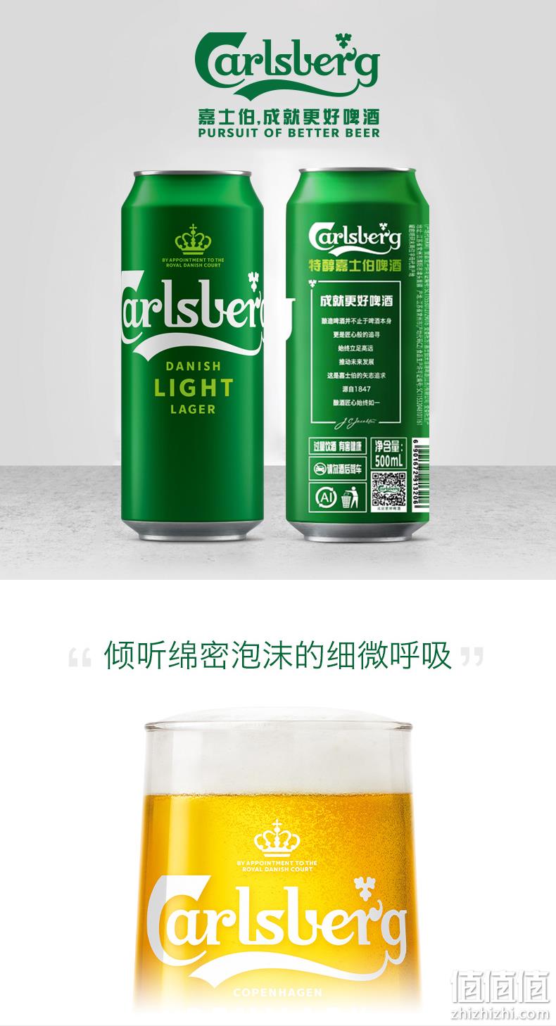 carlsberg 嘉士伯 特醇啤酒 500mlx18罐 99元包郵(之前推薦109元)