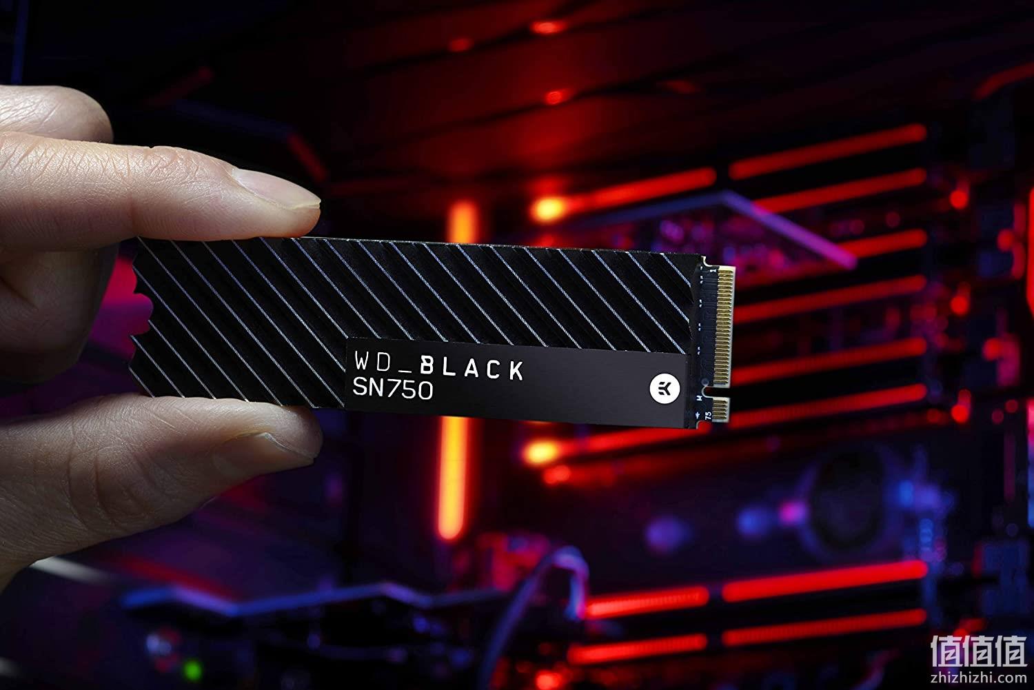 2TB、M.2接口(NVMe协议)、定制散热片：WD 西部数据 BLACK SN750 SSD固态硬盘 Prime直邮到手3141元（京东3829元） 值值值-买手聚集的地方