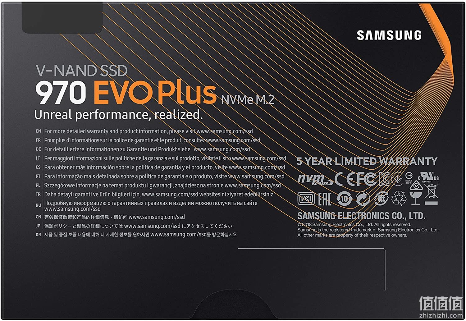 2TB大容量、M.2接口(NVMe协议) ：SAMSUNG 三星 970 EVO Plus SSD固态硬盘 Prime直邮到手3186元（京东3999元） 值值值-买手聚集的地方