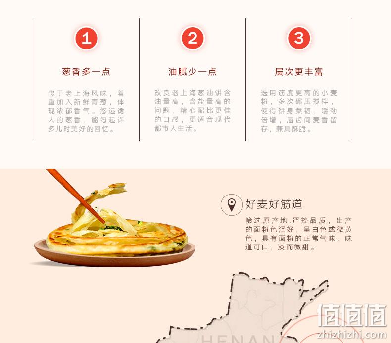 3分钟轻松搞定、老上海风味葱油饼：90gx20片 鲜赐 半成品手抓饼 券后26.8元包邮 值值值-买手聚集的地方