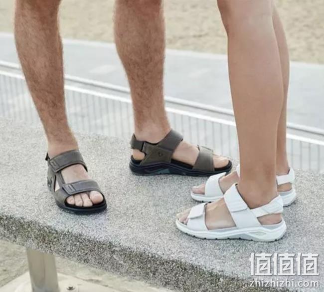 牛皮鞋面+EVA鞋垫：ECCO 爱步 X-trinsic 全速系列 女士真皮凉鞋 prime直邮到手391.3元（京东国际1119元） 值值值-买手聚集的地方