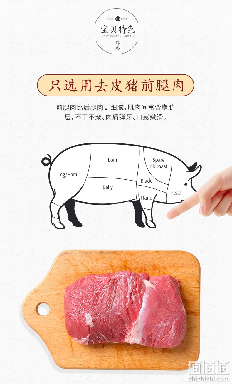 精选瘦而不柴、汤汁醇厚：340gx2罐 小猪呵呵 红烧瘦肉罐头 券后39.8元包邮 值值值-买手聚集的地方