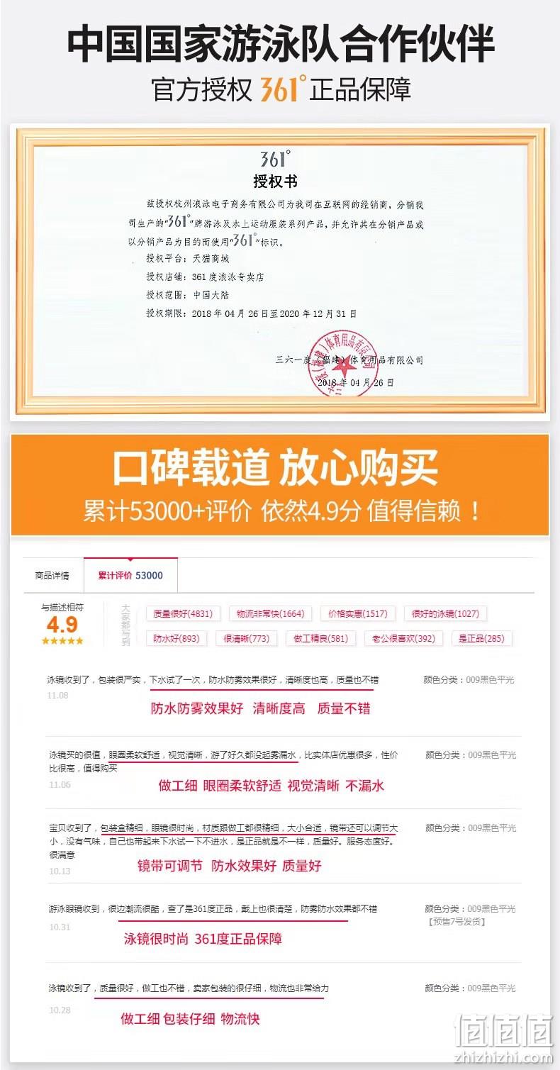 361° 高清专业游泳眼镜 16.9元包邮 值值值-买手聚集的地方