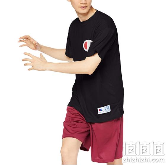 日版 Champion 冠军牌 男士短袖T恤 prime直邮到手156.05元 值值值-买手聚集的地方