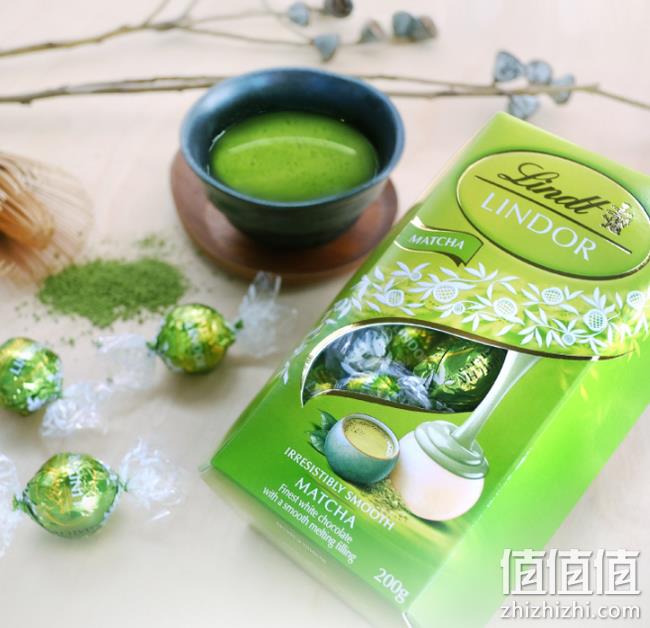 小编长期回购品牌：Lindt 瑞士莲 抹茶软心巧克力 200gx2件 三重优惠后54.81元 值值值-买手聚集的地方