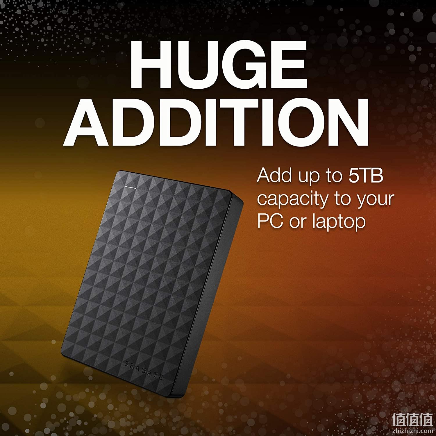 5TB、2.5英寸： SEAGATE/希捷 Expansion 新睿翼 移动硬盘 Prime直邮到手773元（京东999元） 值值值-买手聚集的地方