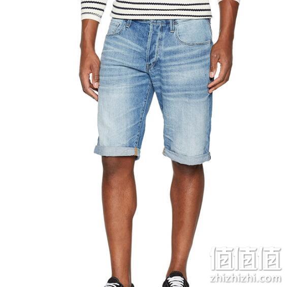 亚马逊销冠！近3倍差价！G-Star RAW 男士 3301系列牛仔短裤 Prime直邮到手338元（天猫券后1248元） 值值值-买手聚集的地方