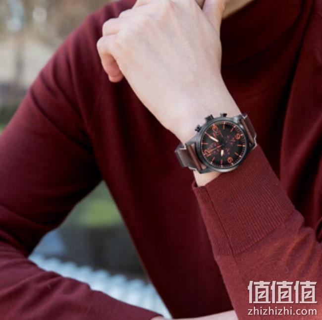 CITIZEN 西铁城 CA0617-11E 三眼设计防水光动能休闲男表 1148元包邮 值值值-买手聚集的地方
