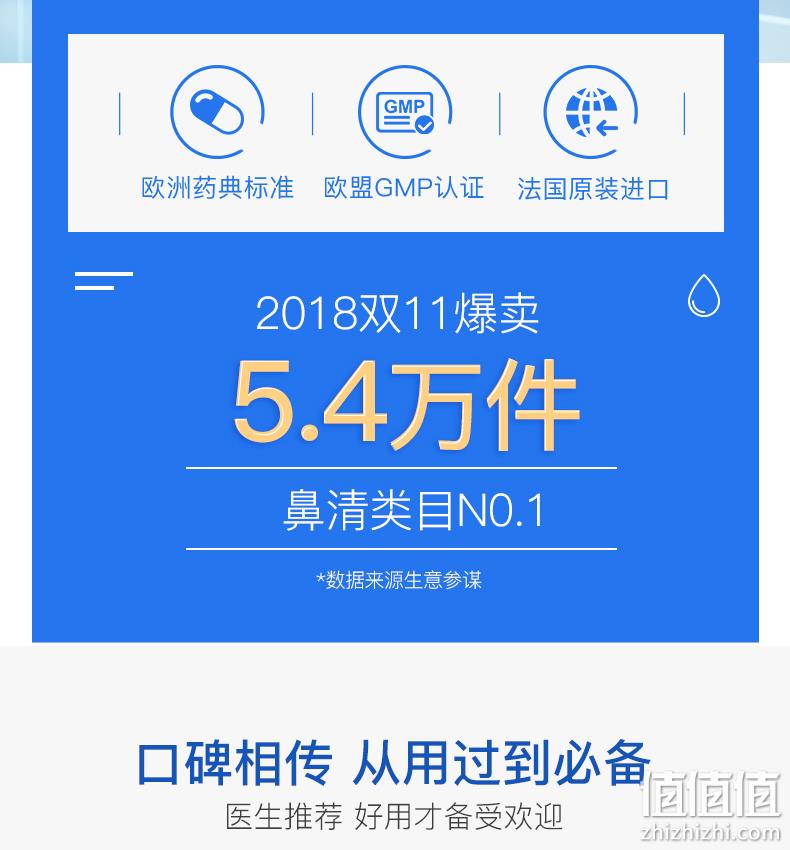 历史新低、法国原产、年销过亿：100mlx2瓶 Gifrer 生理海盐水鼻喷雾 82.5元包邮（上次推荐54元/瓶） 值值值-买手聚集的地方