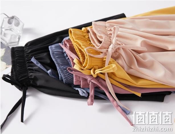 夏季薄款、多色可选：靓衣邦 高腰冰丝阔腿裤 券后3.9元包邮 值值值-买手聚集的地方