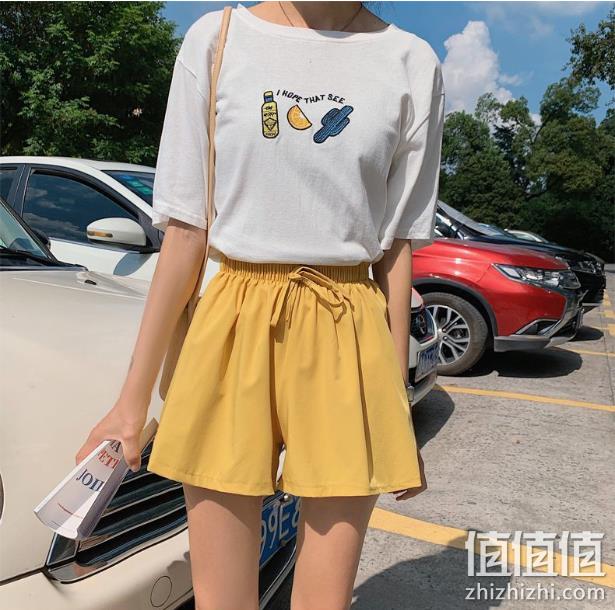 夏季薄款、多色可选：靓衣邦 高腰冰丝阔腿裤 券后3.9元包邮 值值值-买手聚集的地方