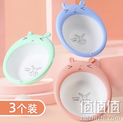 grace 洁丽雅 婴儿洗脸盆 3个装 9.9元包邮 值值值-买手聚集的地方