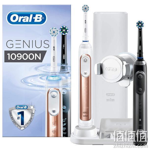Oral-B 欧乐B Genius 10900N 智能电动牙刷套装 玫瑰金+黑色 Prime直邮到手1279.19元 值值值-买手聚集的地方