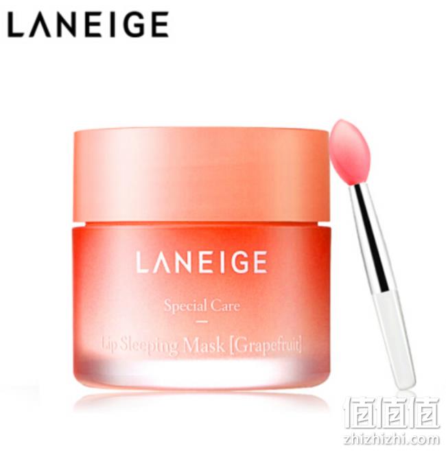 LANEIGE 兰芝 夜间保湿修护唇膜 西柚味 20gx4件 168元包邮包税（折合42元/件） 值值值-买手聚集的地方