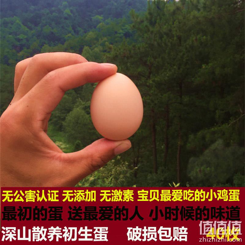 省农村厅背书 线下约1元/个：巴根草 开窝初生鸡蛋 40枚 券后24.8元包邮，折0.6元/枚 破损包赔 值值值-买手聚集的地方
