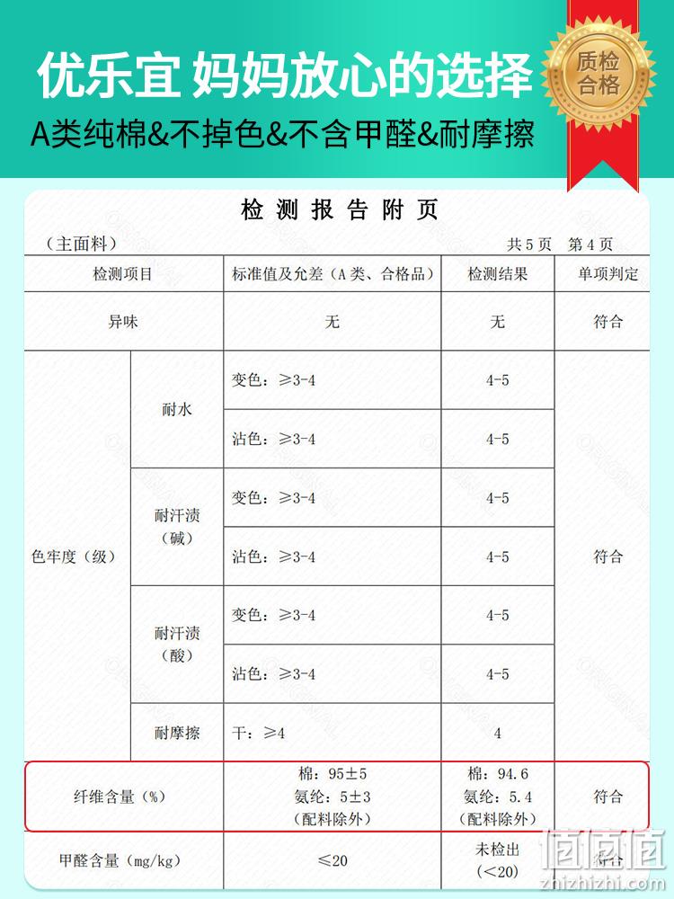 4条，A类品质 0荧光剂：优乐宜 女童纯棉内裤 多款 券后19.9元包邮 值值值-买手聚集的地方