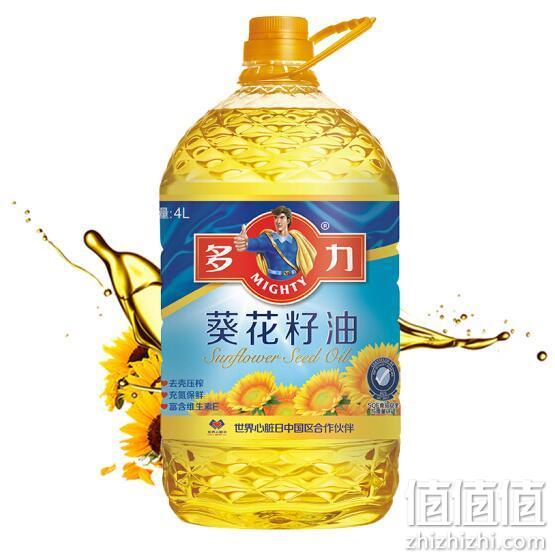 非转基因：多力 葵花籽油 4Lx5件 214.5元包邮 值值值-买手聚集的地方