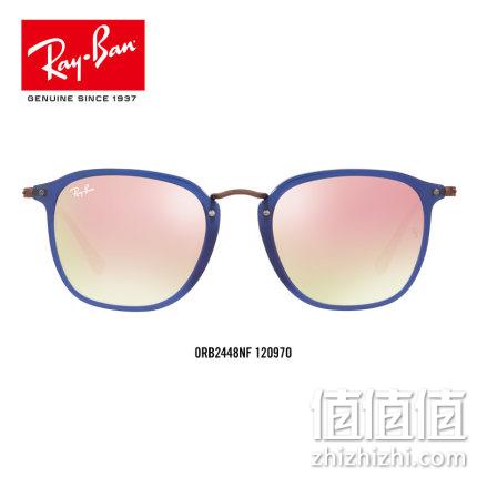 库存浅！国内2倍差价 Ray-Ban 雷朋 中性款全框渐变太阳镜 0RB2448NF Prime直邮到手601元（天猫1100元） 值值值-买手聚集的地方