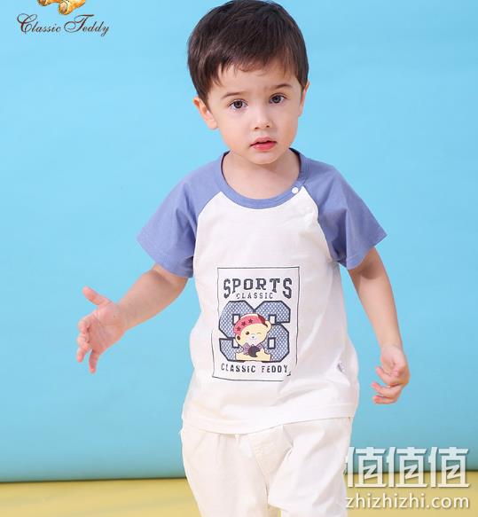 白菜价，A类：ClassicTeddy 精典泰迪 儿童短袖t恤 多款 券后12.9元包邮 值值值-买手聚集的地方