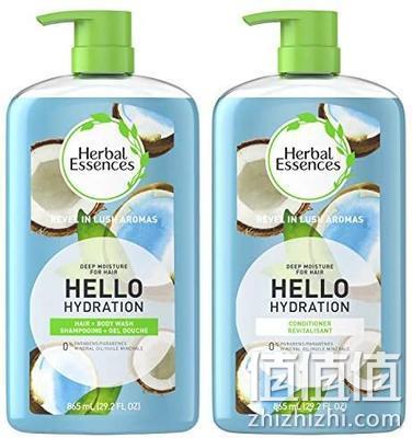 香味获奖款、宝洁旗下：Herbal Essences 椰子滋润补水洗发沐浴护发套装 Prime直邮到手197元 值值值-买手聚集的地方
